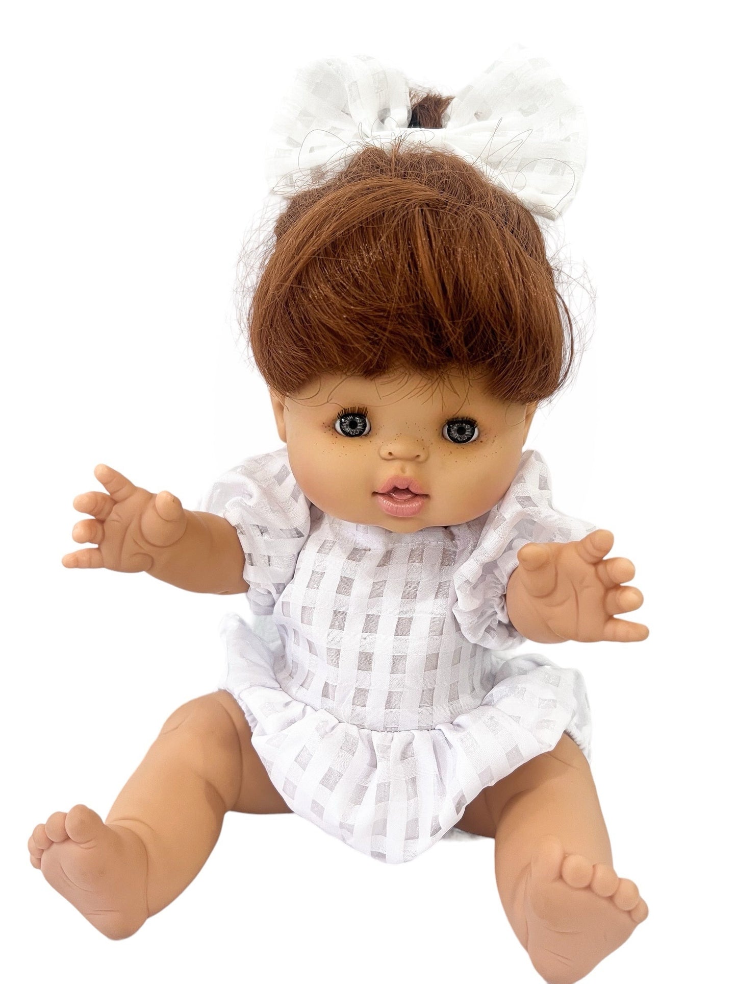 Amor White Dollys Romper