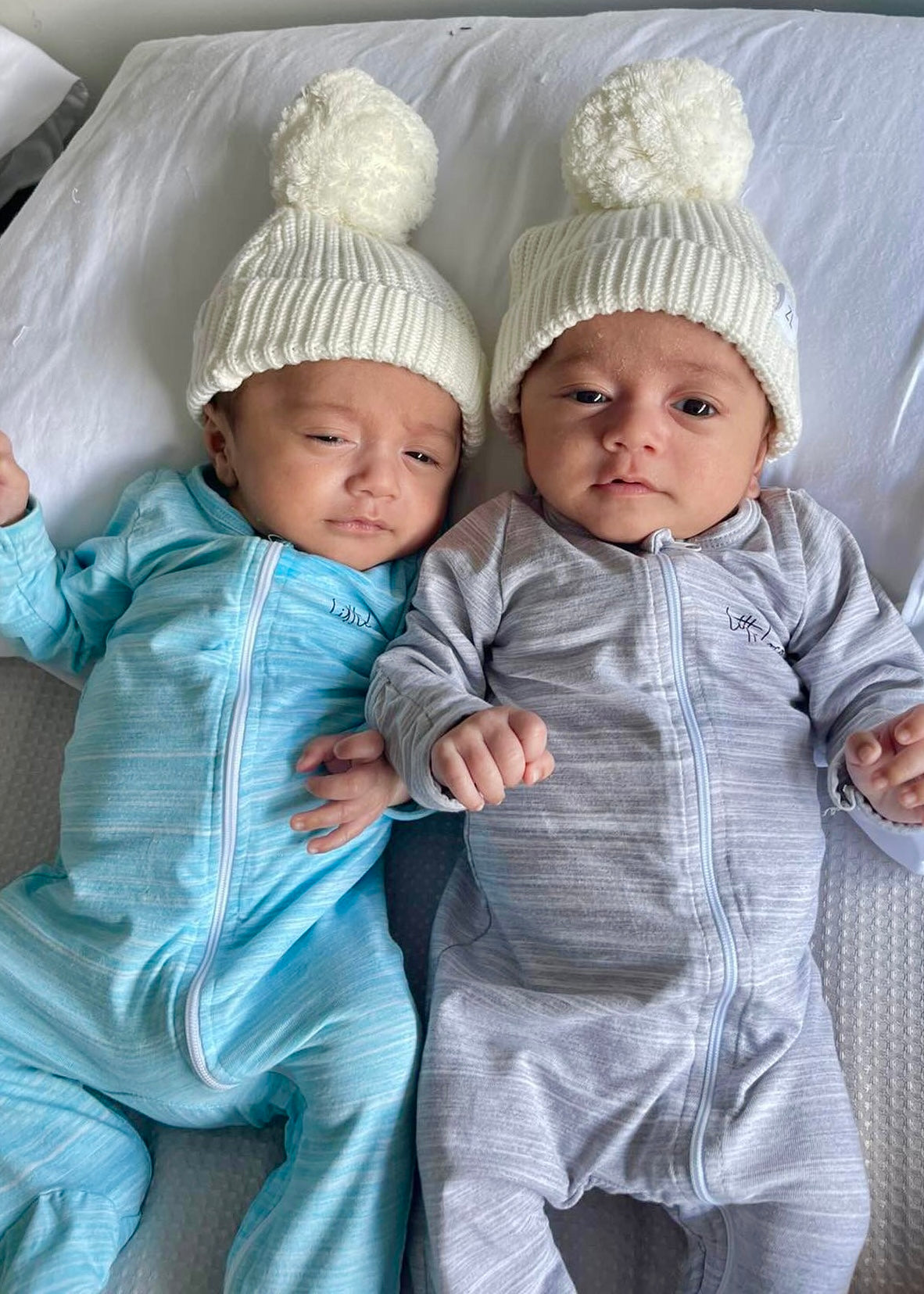 Dreamer Long Sleeve Romper - BlueStriped