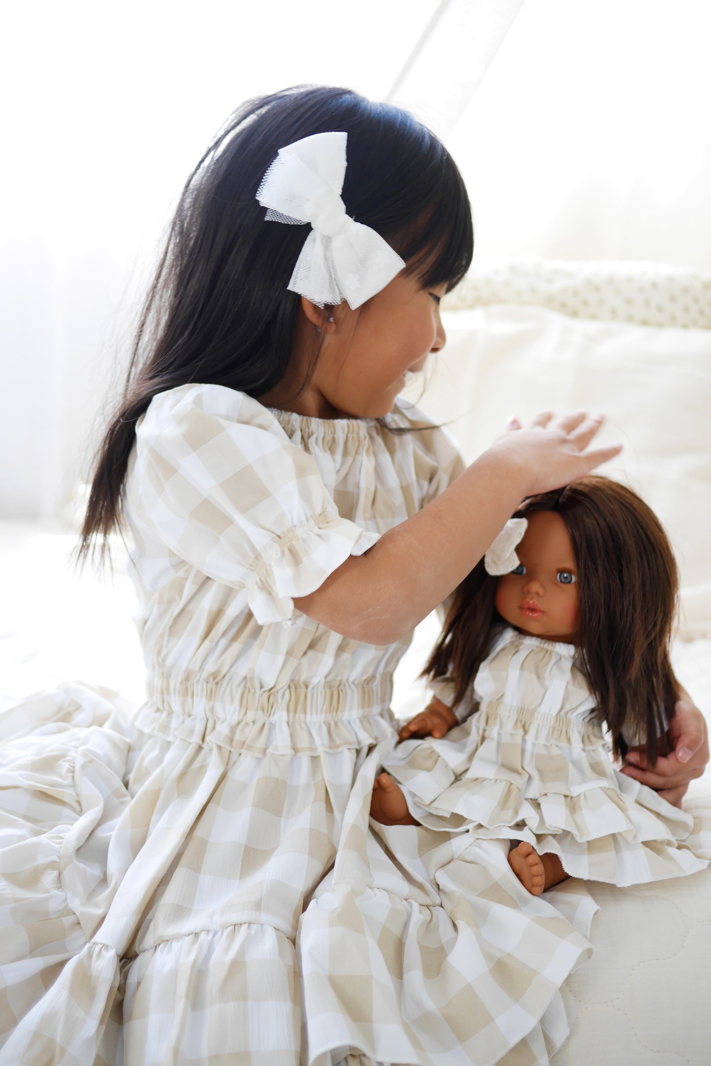 Señorita Beige Doll’s Dress.