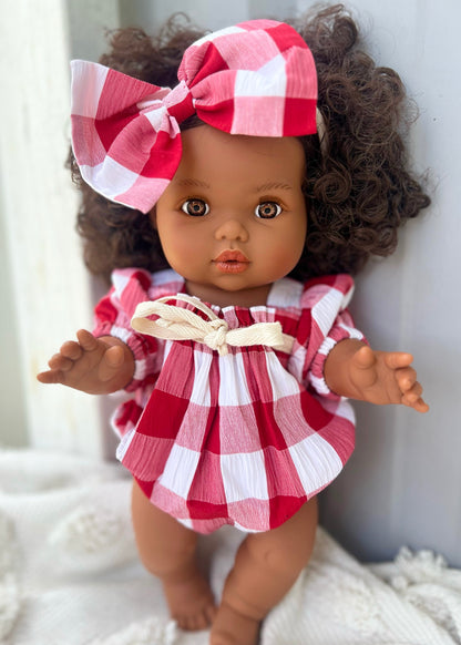 Señorita Red Dolls Romper