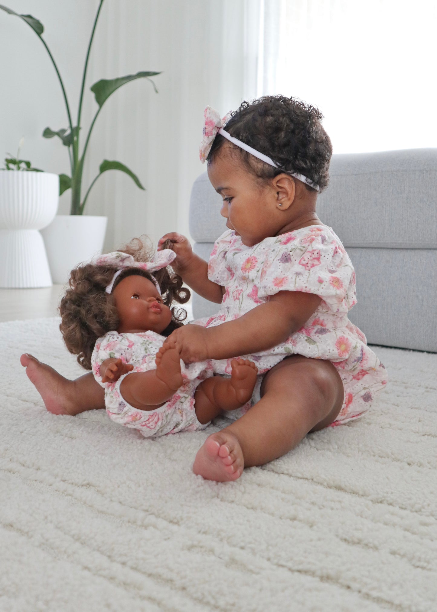 Field Of Flowers Dolls Romper