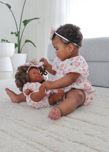 Field Of Flowers Dolls Romper